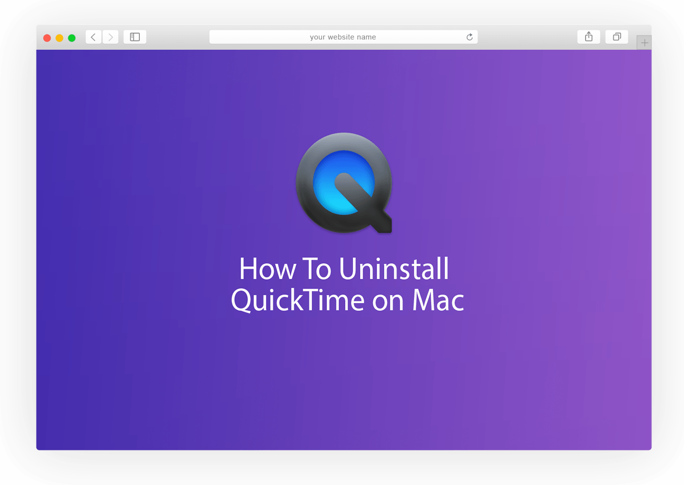 Uninstall Quicktime Player On Mac Using The Termal App